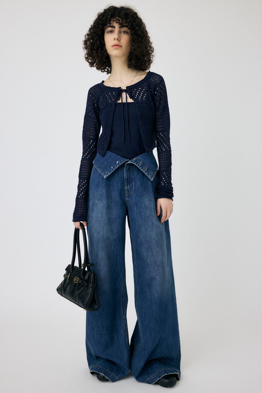 MOUSSY「OPENWORK KNIT アンサンブル」|ニット・セーター|