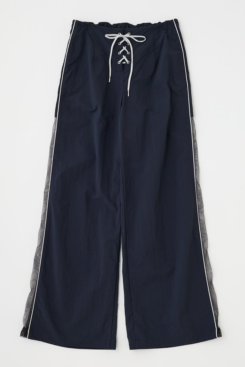 MOUSSY「SHEER PANEL LACE UP パンツ」|その他|