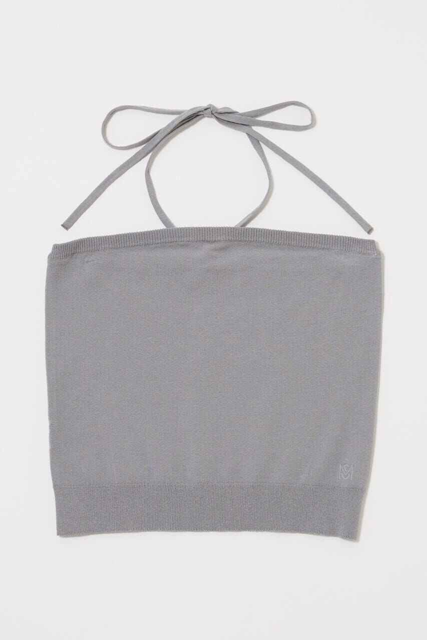 MOUSSY「KNIT BARE トップス」|チューブトップ|