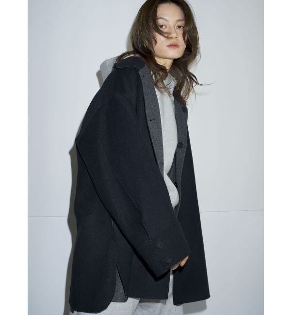 Ungrid「【Htage】リバーシブルビッグシルエットリバーコート」|その他|