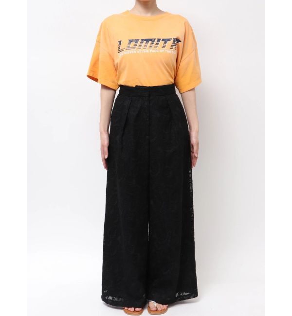 Ungrid「レースタックワイドパンツ」|その他|