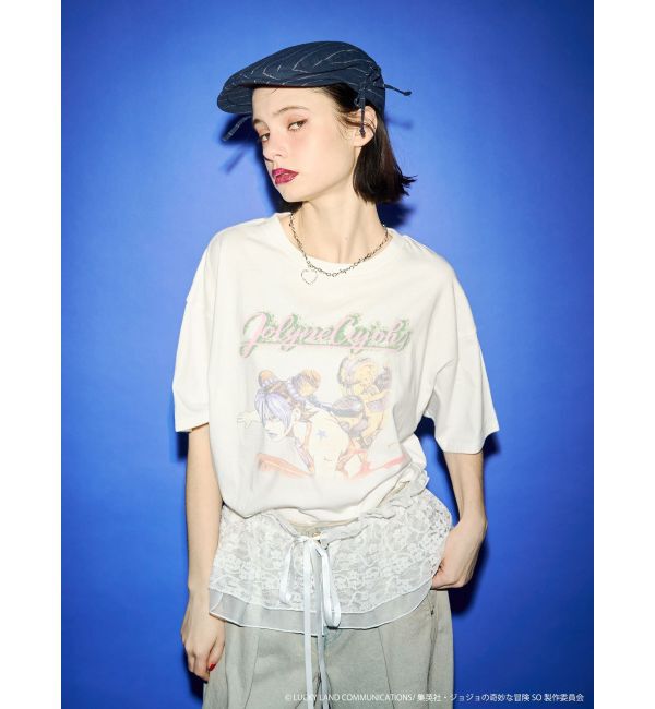 jouetie「【アニメ『ジョジョの奇妙な冒険 ストーンオーシャン』&times;jouetie】オーバーTシャツ」|Tシャツ・カットソー|