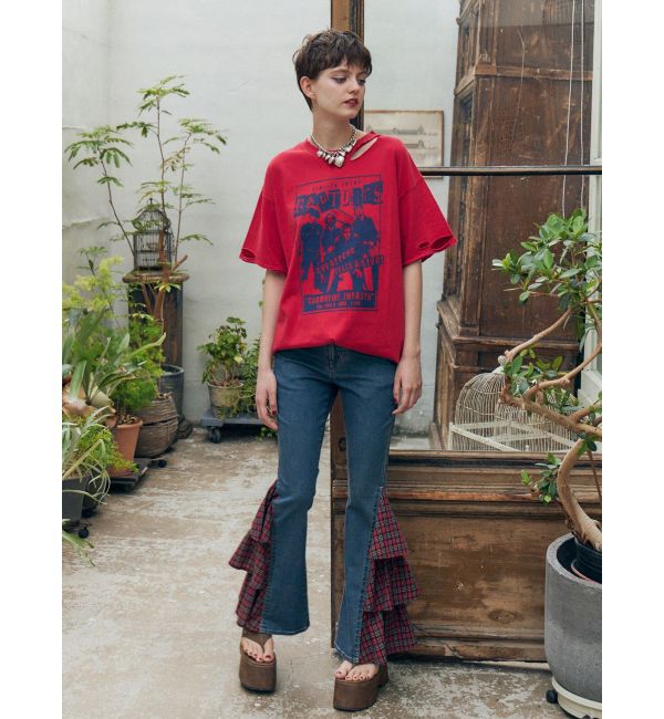 jouetie「グランジダメージTシャツ」|Tシャツ・カットソー|
