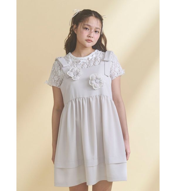 merry jenny「ribbon lace tee」|Tシャツ・カットソー|
