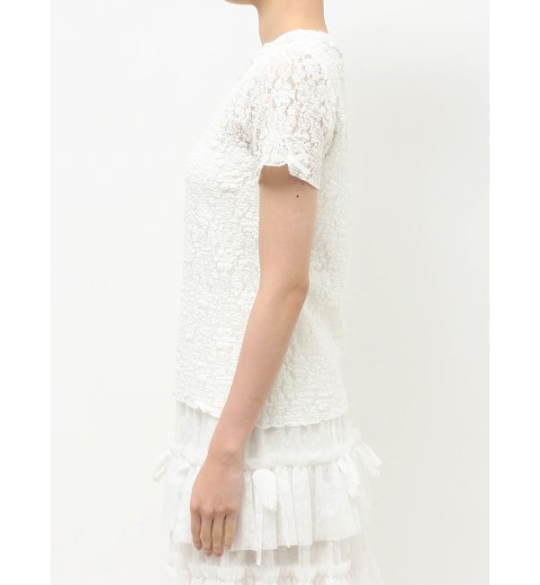 merry jenny「ribbon lace tee」|Tシャツ・カットソー|