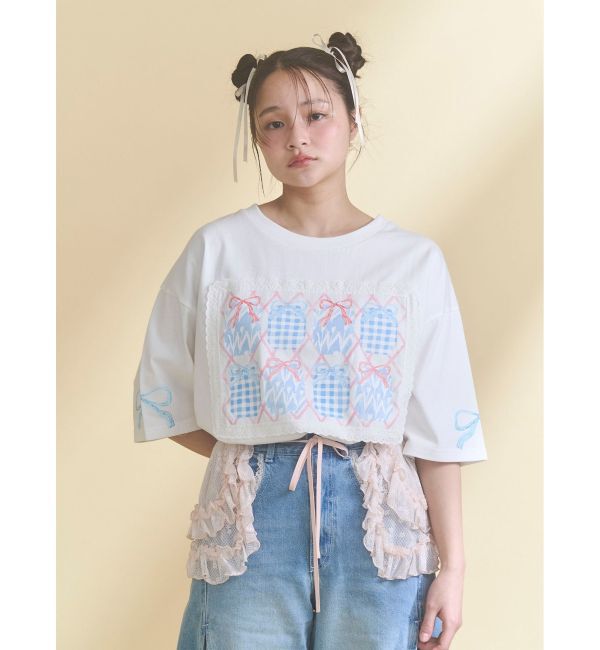 merry jenny「ひみつのゆらめきフレームTee」|Tシャツ・カットソー|