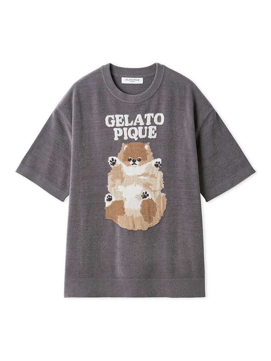 GELATO PIQUE HOMME「【ONLINE限定カラーあり】【HOMME】ドッグジャガードプルオーバー」|プルオーバー|GRY