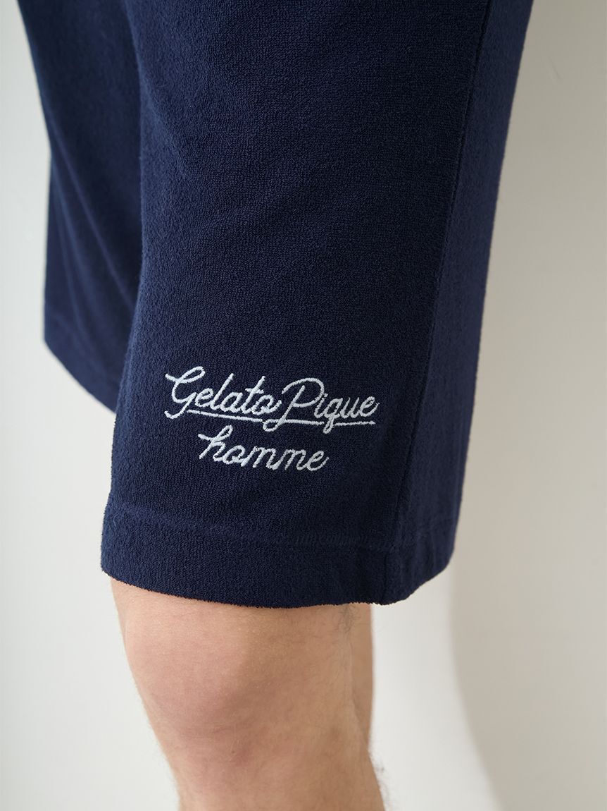 GELATO PIQUE HOMME「【HOMME】【接触冷感】【UVカット】パイルワンポイントロゴ刺繍ハーフパンツ」|その他|