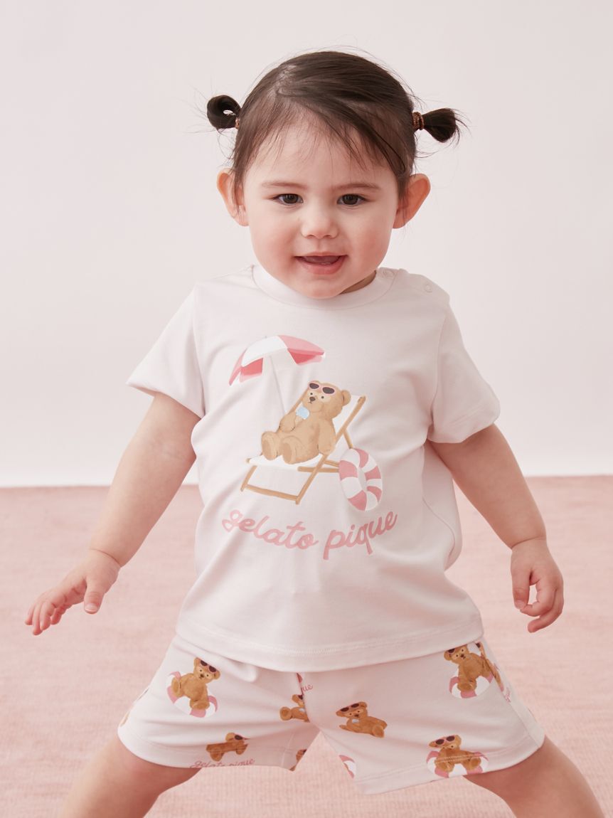 GELATO PIQUE KIDS & BABY「【BABY】【接触冷感】サマーベア柄ショートパンツ」|その他ベビーウェア|