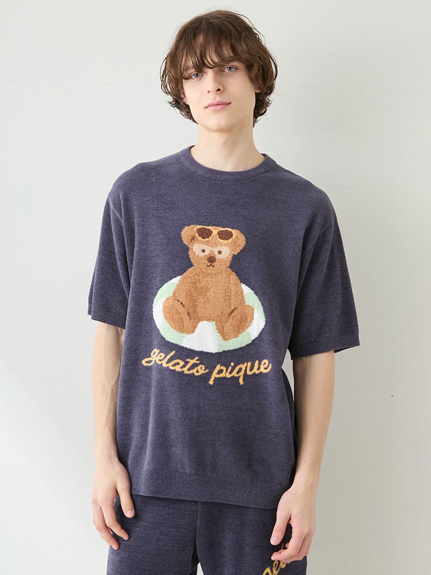 GELATO PIQUE HOMME「【HOMME】 サマーベアジャガードプルオーバー」|プルオーバー|