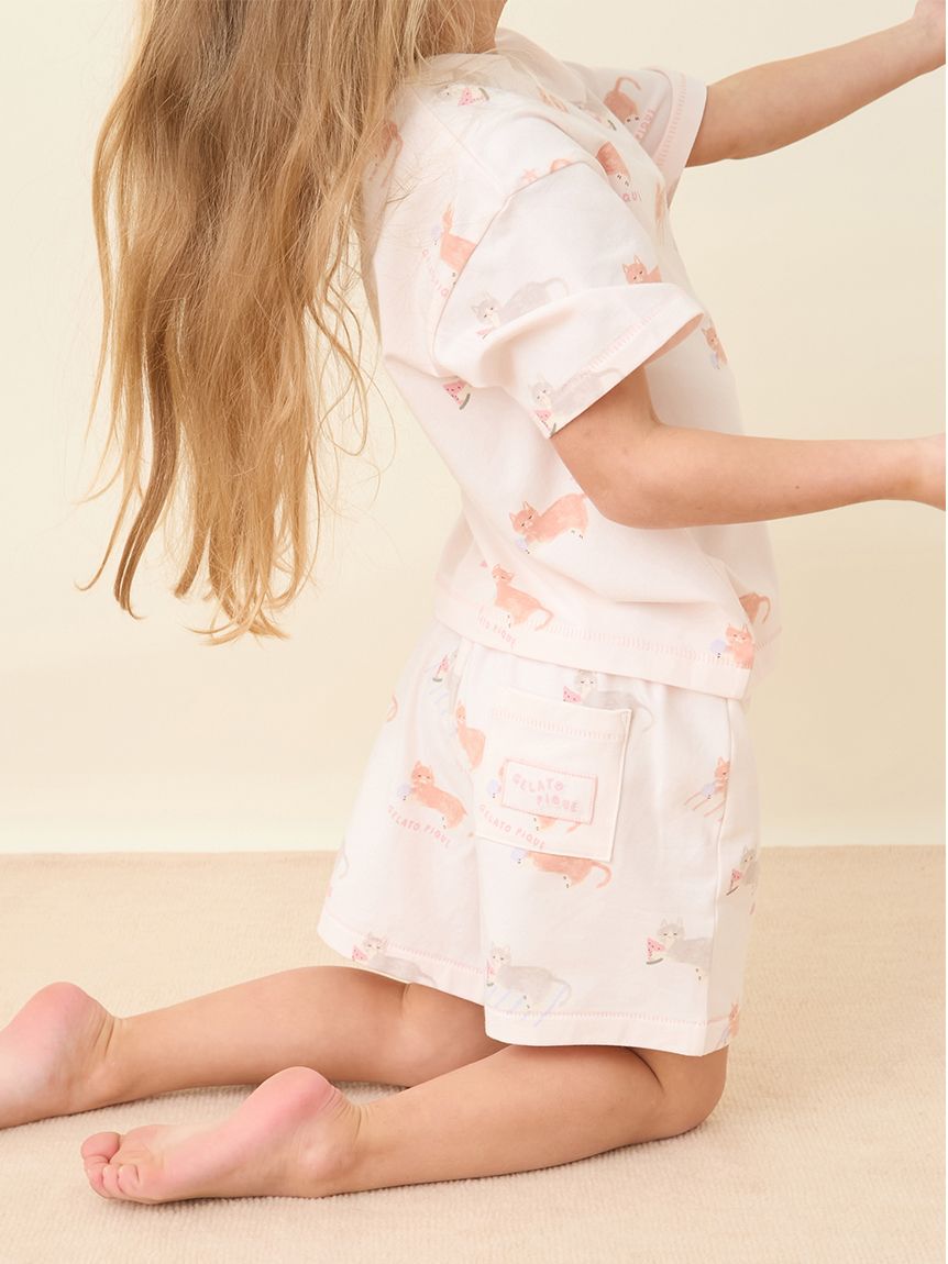 GELATO PIQUE KIDS & BABY「【KIDS】シーサイドキャット柄ショートパンツ」|その他|PNK