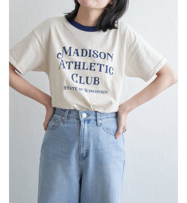 VENCE share style「MADISONリンガーT」|Tシャツ・カットソー|