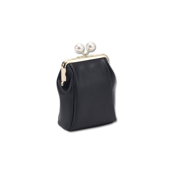 MARY QUANT「エンボスデイジーパール ガマ口マルチポーチ」|ポーチ|