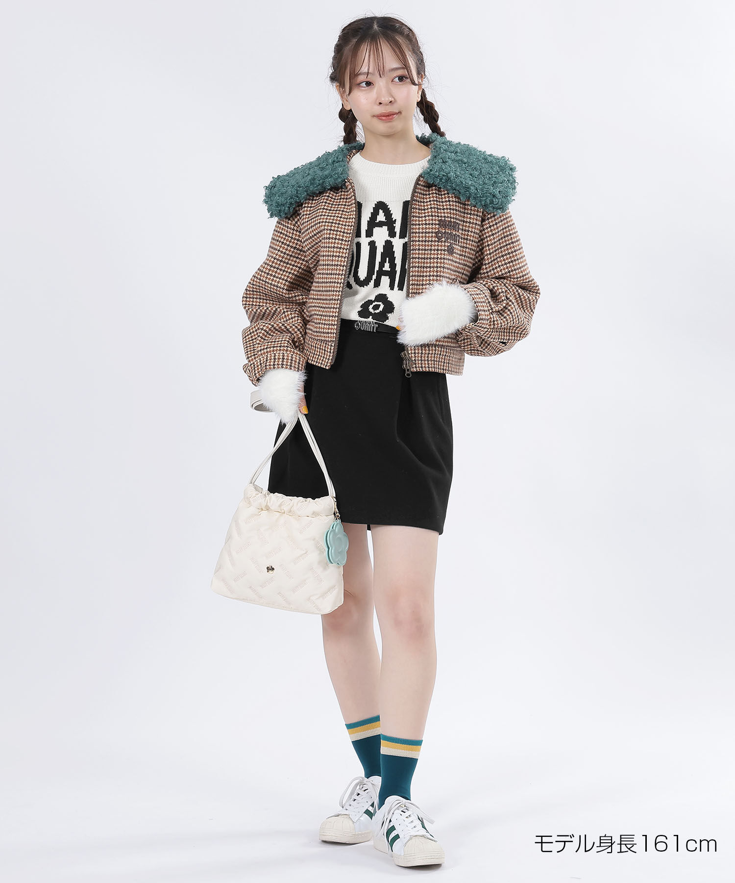 MARY QUANT「ペイントロゴニット プルオーバー」|スウェット・ジャージ|