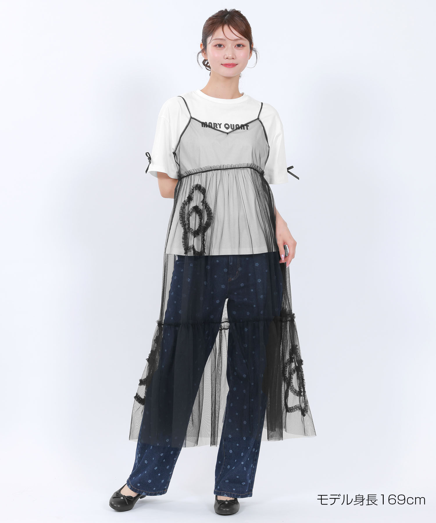 MARY QUANT「デイジーチュール ワンピース」|ワンピース|ブラック