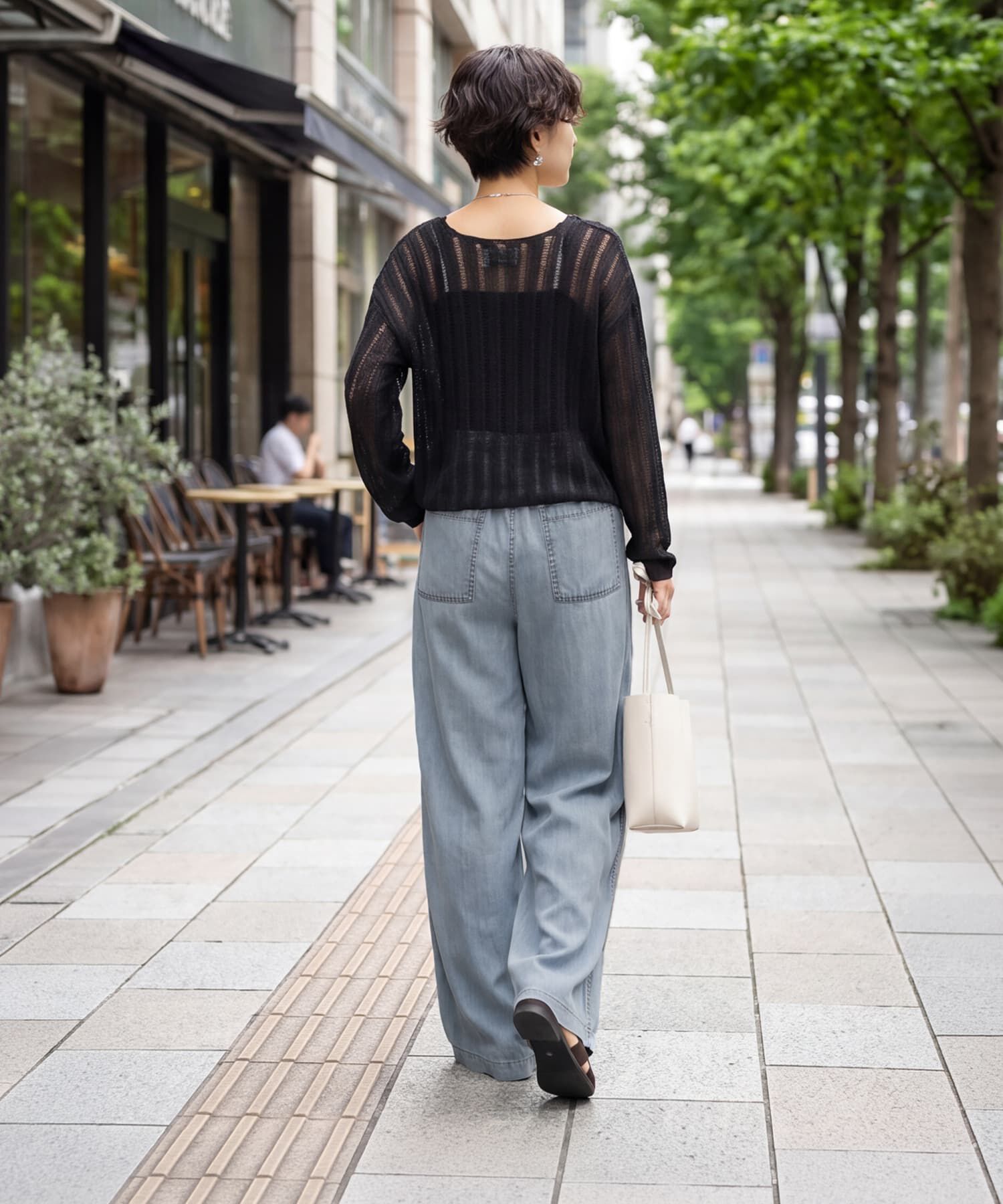 STYLE DELI「涼しいテンセルデニム風ギャザーパンツ」|その他|