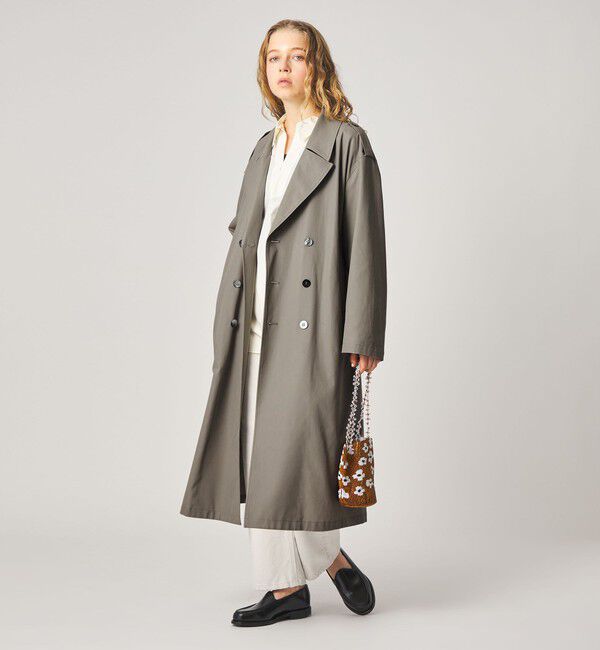 STEVEN ALAN「＜Steven Alan＞コットン トレンチ コート」|その他|MD.GRAY