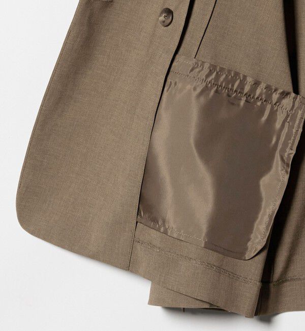BEAUTY&YOUTH UNITED ARROWS「ポリエステル ダブルジャケット 吸水速乾 防シワ ウォッシャブル」|テーラードジャケット|