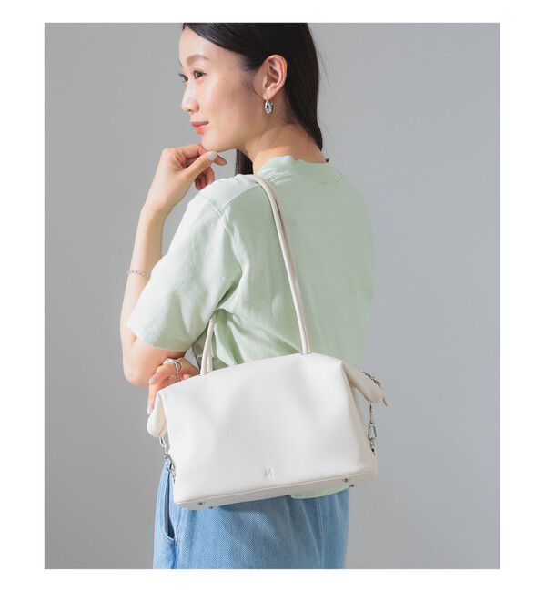 Demi-Luxe BEAMS 「＆MyuQ / TAMTON ボストン バッグ」|トートバッグ|別注WHITE