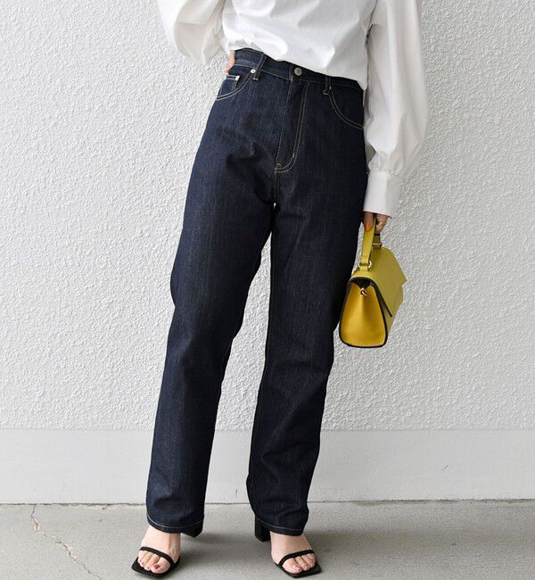 SHIPS any「SHIPS any: ハイライズ デニムパンツ［SHIPS any DENIM］」|デニム|