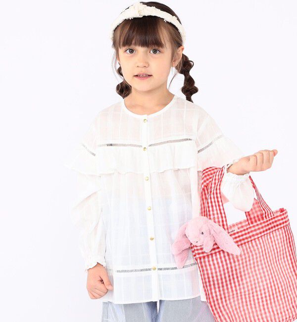 SHIPS KIDS「Diminutivo:メッシュ メルカード ギンガム トートバッグ」|トートバッグ|