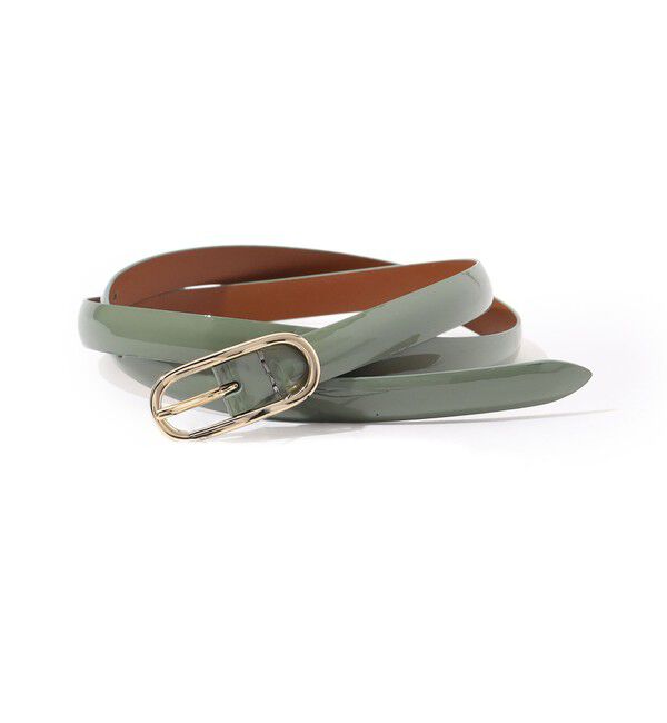 TOMORROWLAND GOODS「Anderson&rsquo;ｓ エナメルベルト」|ベルト|57 カーキ