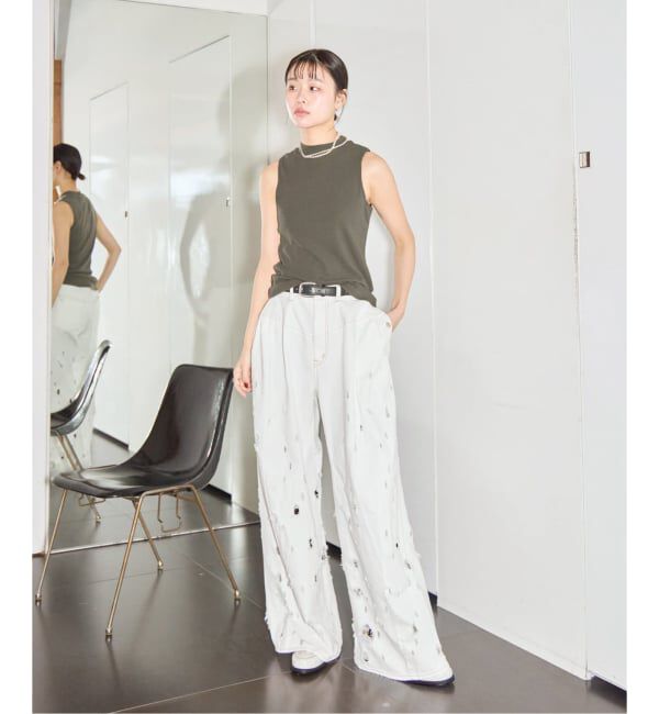  「JUNGMAVEN MARIPOSA MOCK TEE：Tシャツ」|Tシャツ・カットソー|