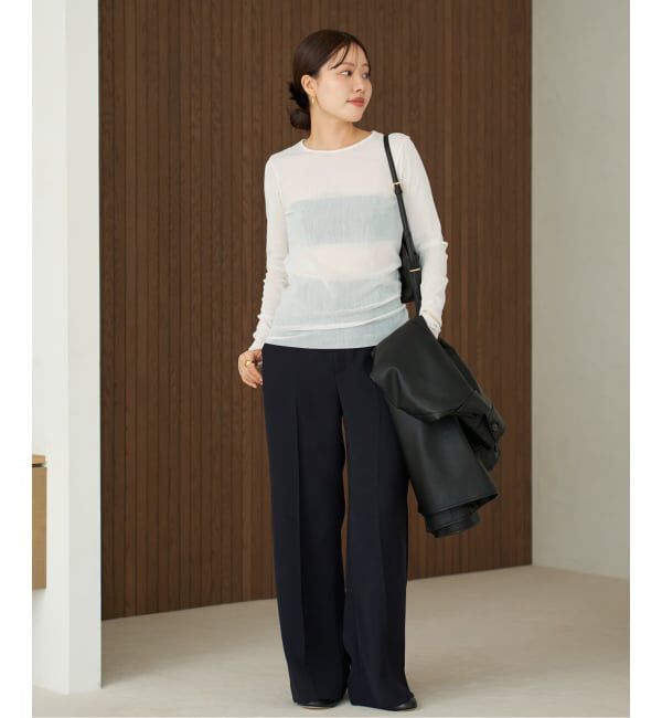 Plage「《追加》Mesh Sheer ロンT 6」|Tシャツ・カットソー|