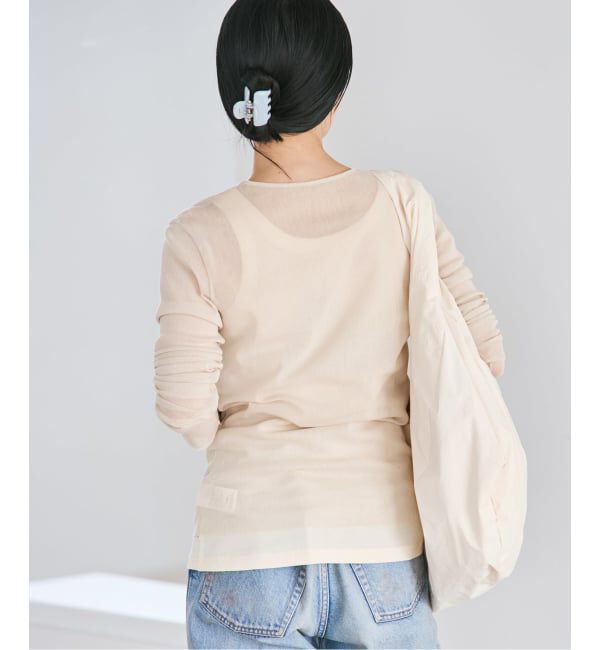 Plage「《追加》Mesh Sheer ロンT 6」|Tシャツ・カットソー|