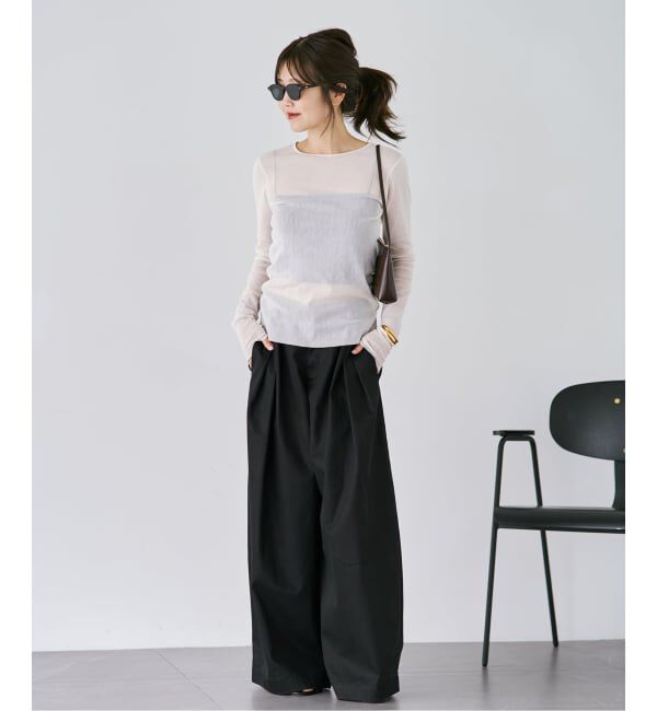 Plage「《追加》Mesh Sheer ロンT 6」|Tシャツ・カットソー|