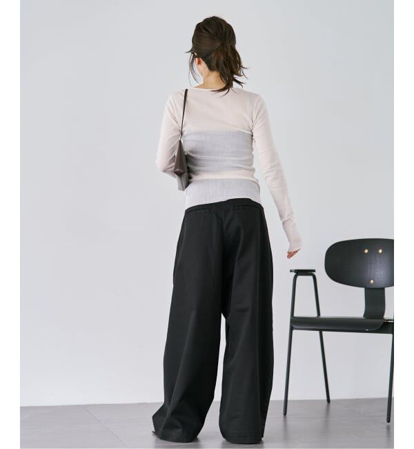 Plage「《追加》Mesh Sheer ロンT 6」|Tシャツ・カットソー|