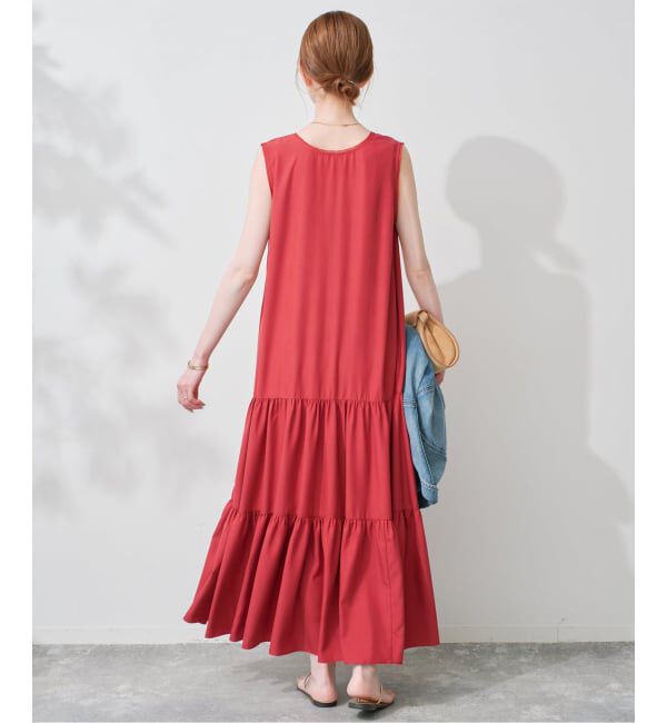 SLOBE IENA「《WEB限定》ティアードワンピース」|ワンピース|