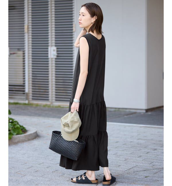 SLOBE IENA「《WEB限定》ティアードワンピース」|ワンピース|