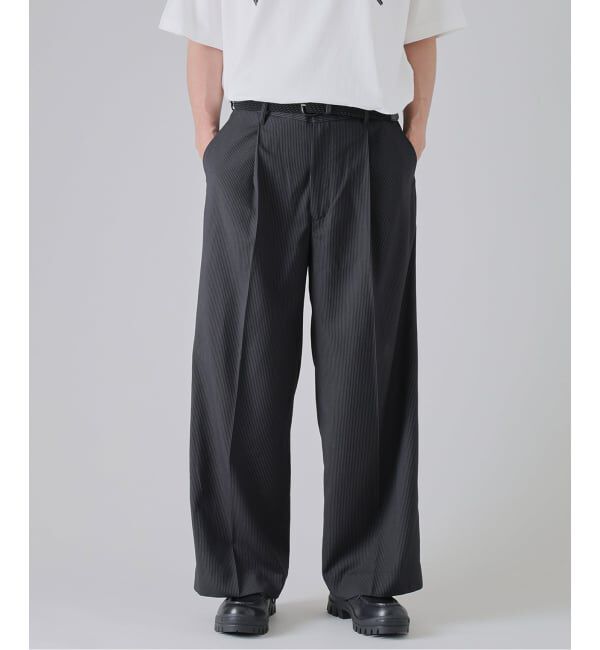 EDIFICE「《予約》WEB限定 T/R ワイド イージー スラックス」|スラックス|