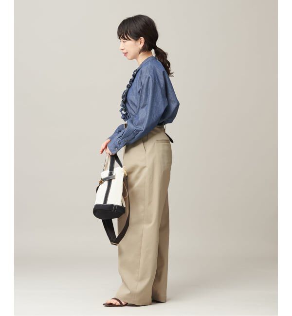 journal standard L'essage「《追加4》【金子綾さん着用】CP タックチノパンツ」|チノ|