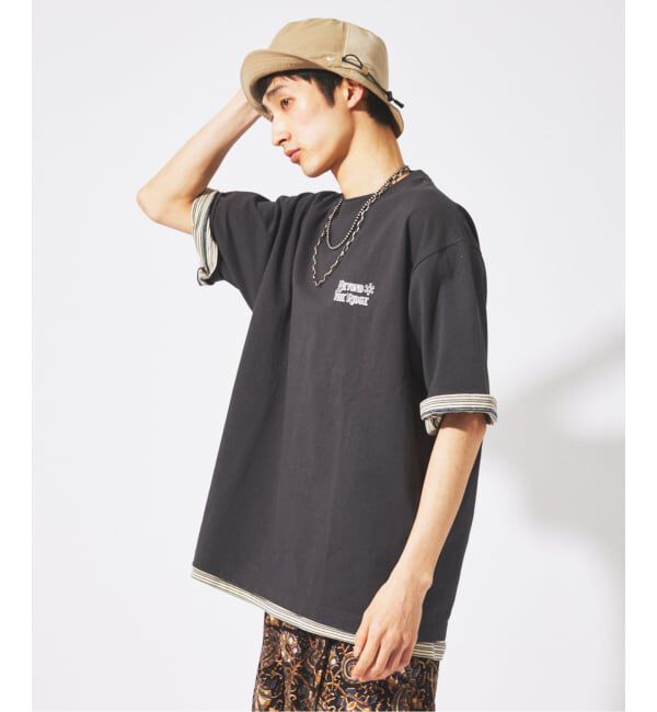 JOURNAL STANDARD「snow peak / スノーピーク 別注  谷川岳 プリント Tシャツ」|Tシャツ・カットソー|