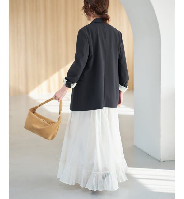 Spick and Span「《一部店舗+WEB限定》ドットエンブロイダリースカート」|スカート|
