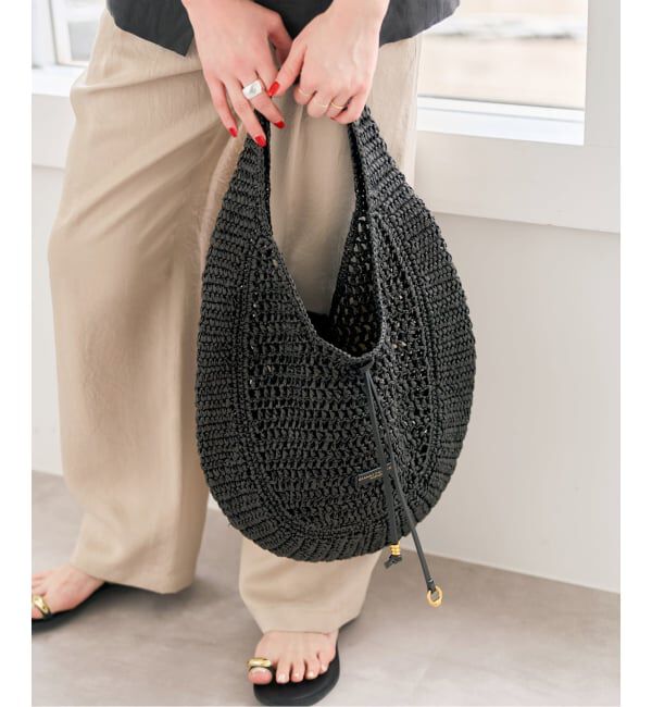 Spick and Span「GIANNI CHIARINI / ジャンニ キアリーニ  NEFELI」|ハンドバッグ|ブラック