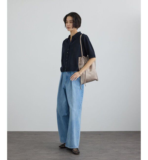 SALON adam et rope'「【WEB限定】ドライタッチスキッパーニットカーディガン / 洗える」|カーディガン|