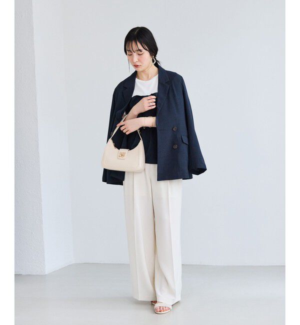 VIS「美easyリネンライクリボンビスチェトップス/イージーケア・接触冷感・セットアップ対応」|Tシャツ・カットソー|