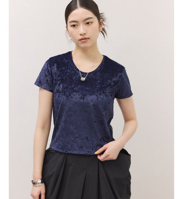 ADAM ET ROPE'「クラッシュベロアTEE」|Tシャツ・カットソー|