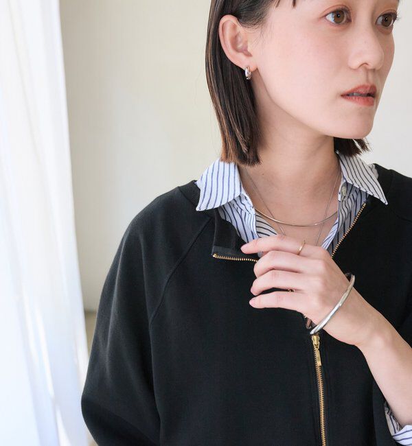  「【きれいめカジュアルにも着れる】ハーフZIPスウェット」|Tシャツ・カットソー|