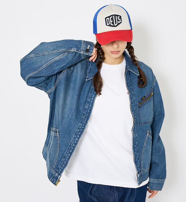 ABAHOUSE「【Lee/リー 】DENIM ZIP UP BLOUSON/オーバーサイズ デニ」|その他|