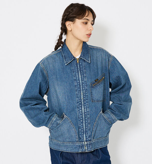 ABAHOUSE「【Lee/リー 】DENIM ZIP UP BLOUSON/オーバーサイズ デニ」|その他|