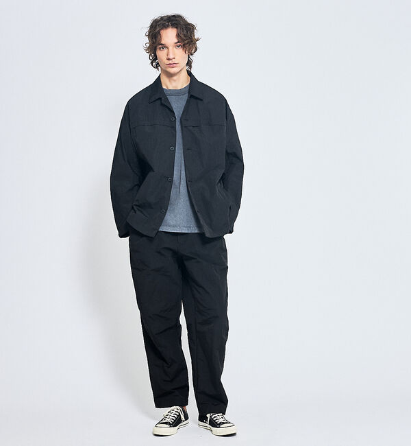 ABAHOUSE「【セットアップ対応】TUCK＆DARTS ワッシャーナイロン シャツブルゾン /」|シャツ・ブラウス|