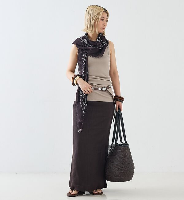 The Store by C' 「【destin】KEZIA QUADRA HAND PRINT SCARF／スカ」|バンダナ・スカーフ|