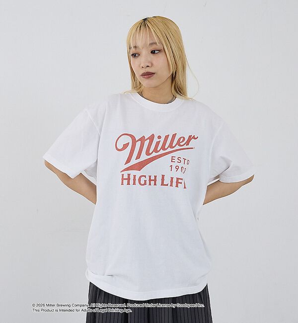 NOMINE「【GOOD ROCK SPEED】Miller ヴィンテージ風 ロゴ Tシャツ」|Tシャツ・カットソー|