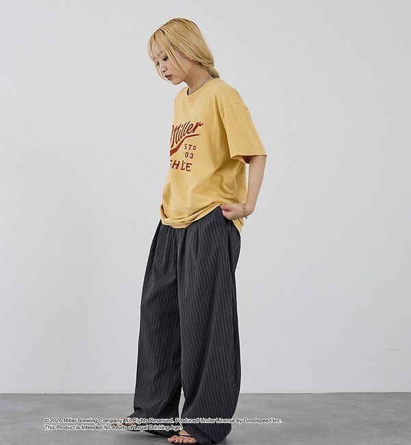 NOMINE「【GOOD ROCK SPEED】Miller ヴィンテージ風 ロゴ Tシャツ」|Tシャツ・カットソー|