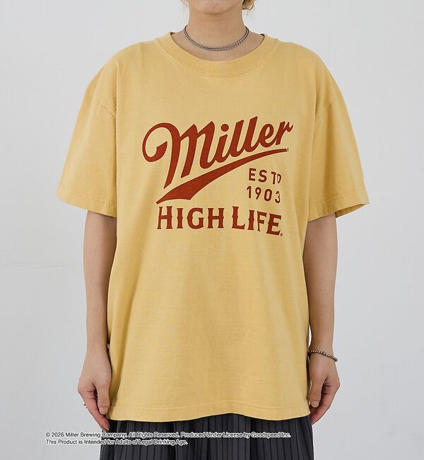 NOMINE「【GOOD ROCK SPEED】Miller ヴィンテージ風 ロゴ Tシャツ」|Tシャツ・カットソー|