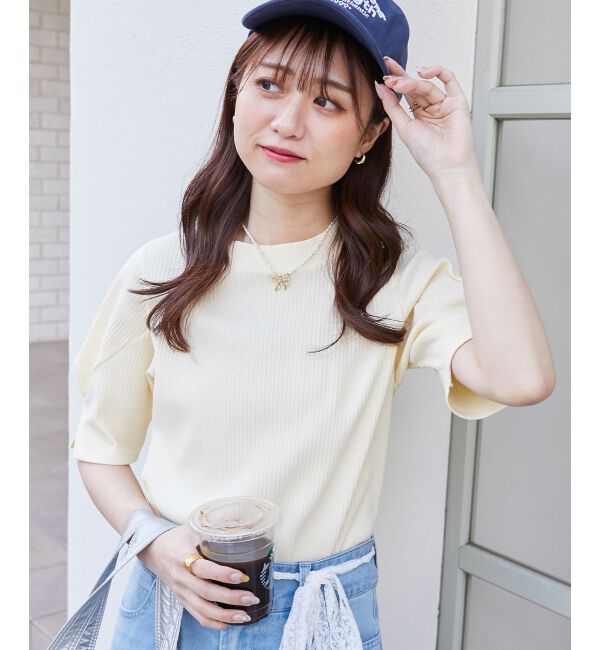  「タックスリーブトップス」|Tシャツ・カットソー|
